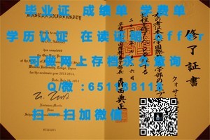 波尔多第一大学学历证书展示